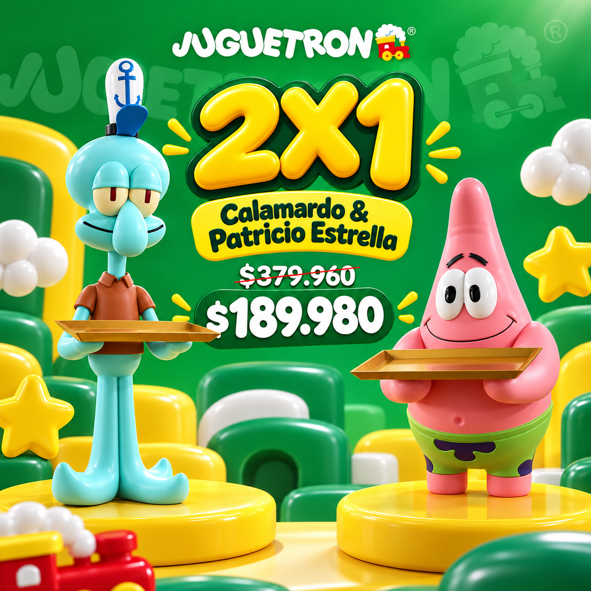 2X1 MESAS CALAMARDO + PATRICIO ESTRELLA