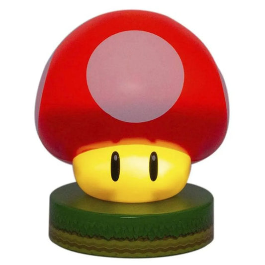 Lámpara LED Ícono Super Mushroom Super Mario