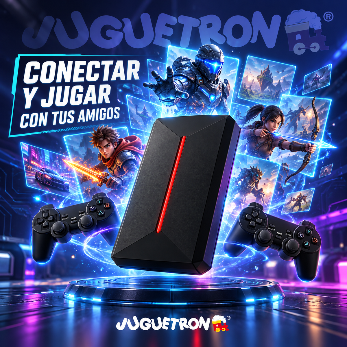 PortablePro – Consola Retro | 500 GB / 1 TB / 2 TB