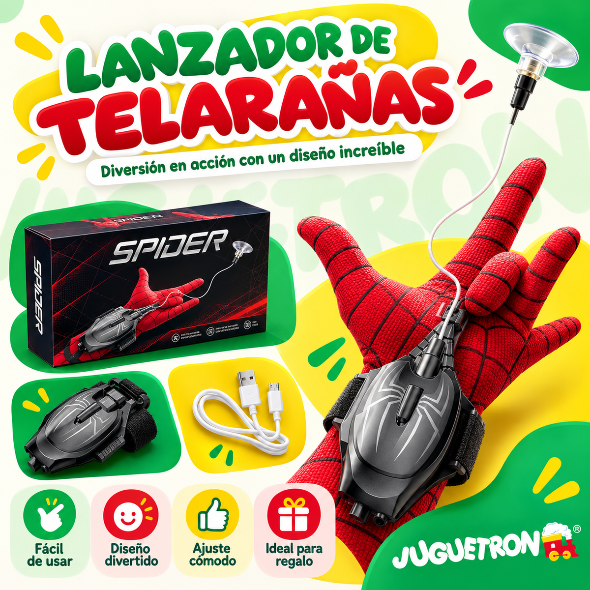 Spider-Man Web Shooter – Lanzador de Telarañas