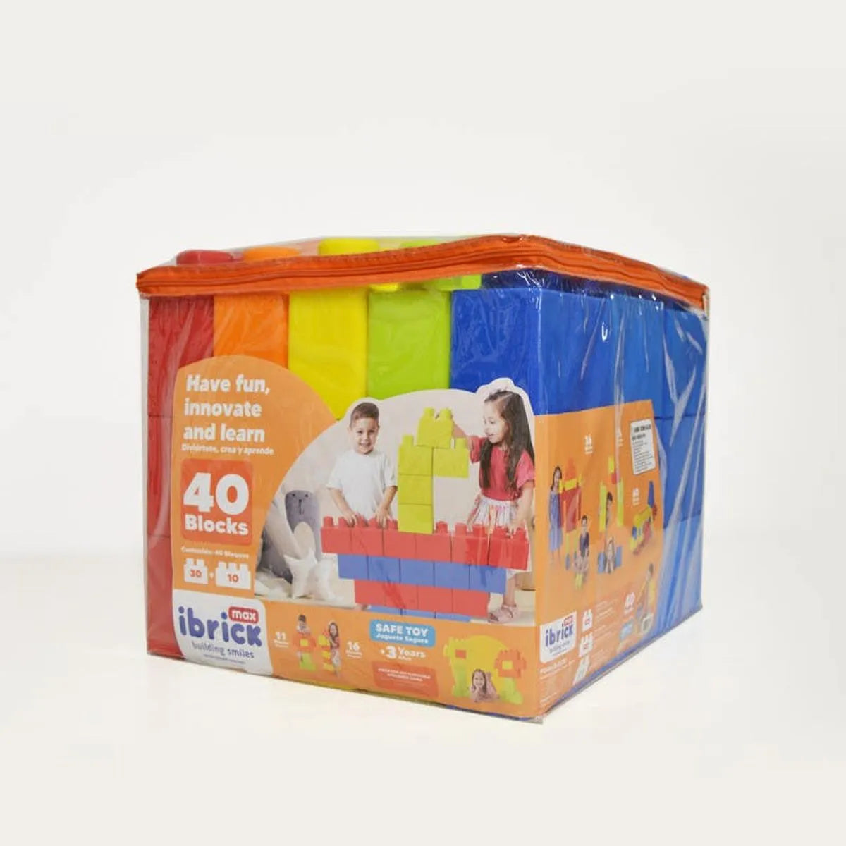 Ibrick Bloques Gigantes Set de 40 Piezas