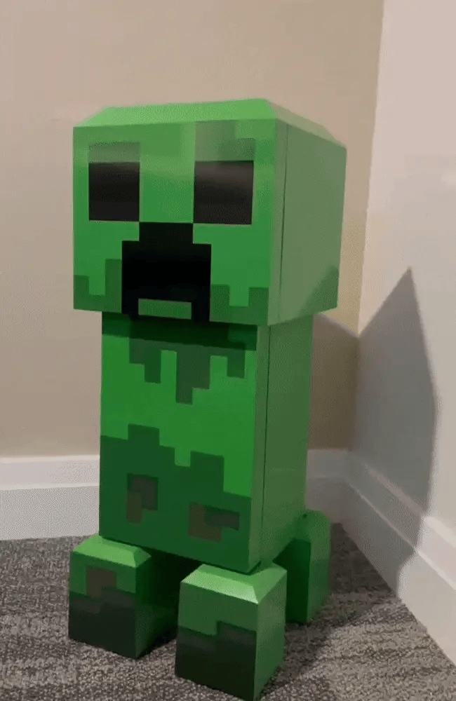 Mini Nevera Creeper Minecraft – 8 L Iluminación LED